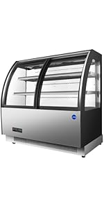 Amazon | JCM 対面冷蔵 ショーケース（前開き ラウンド型） JCMS-197TF